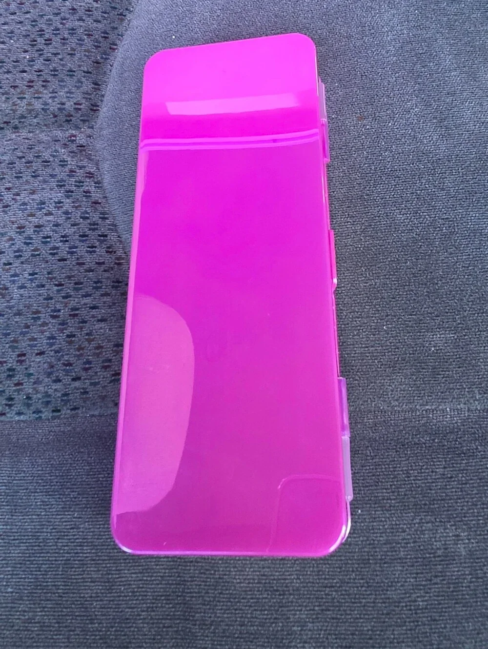Portable Double-Sided  Large Capacity Pencil Case- Iridescent Pink BNIB